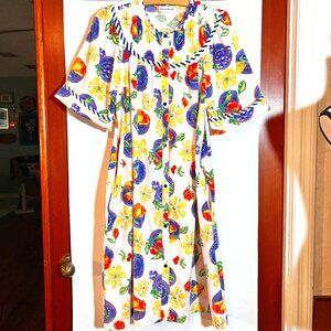Fruity Vintage Night House Dress